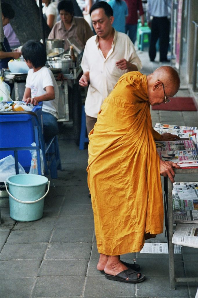 Bangkok, Thailand, Buddhismus, Mönch
